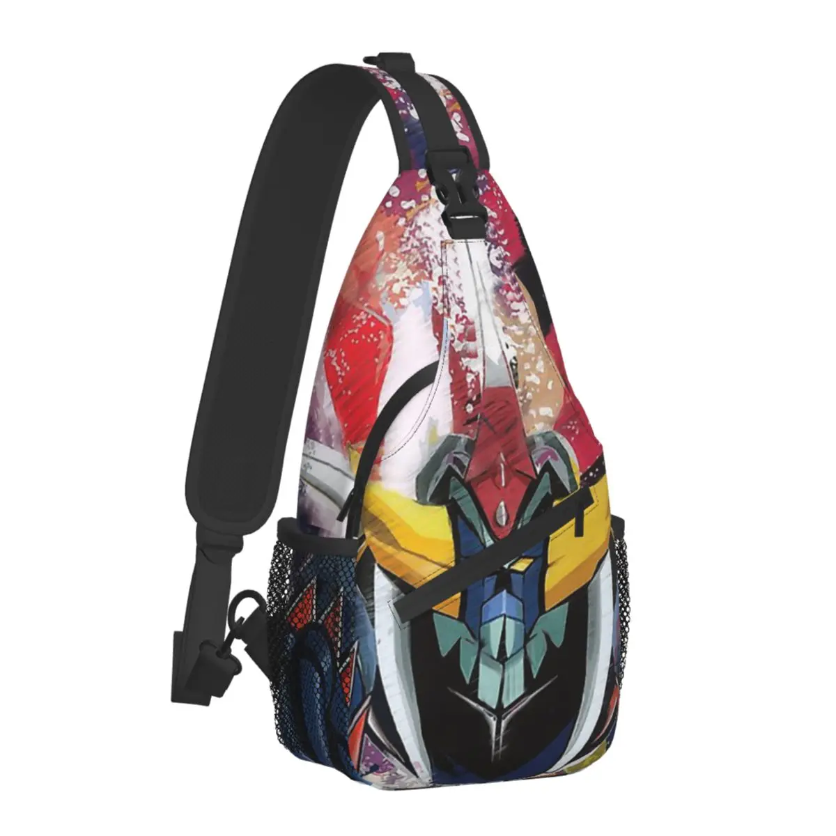 Handsome Crossbody Chest Bags UFO Robot Grendizer Pockets Travel Pack Messenger Sports Teens Shoulder Bag Unisex