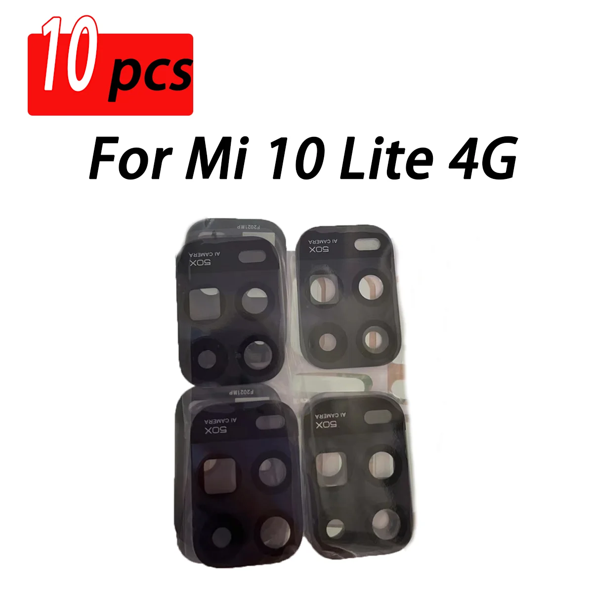 

Wholesale 10 PCS Back Rear Camera Lens Glass Mobile Phone Replacement Repair Parts For K30/Mi 9T/Mi 10 LITE 4G/Mi 10T PRO/Mi 10T