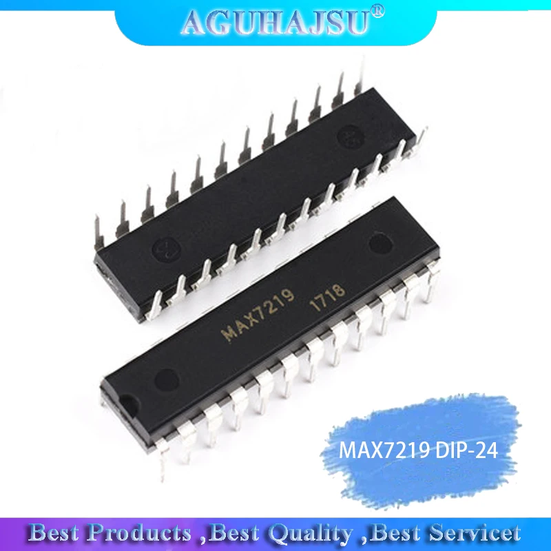 2pcs/lot MAX7219CNG  DIP-24 pin DIP number of LED new original