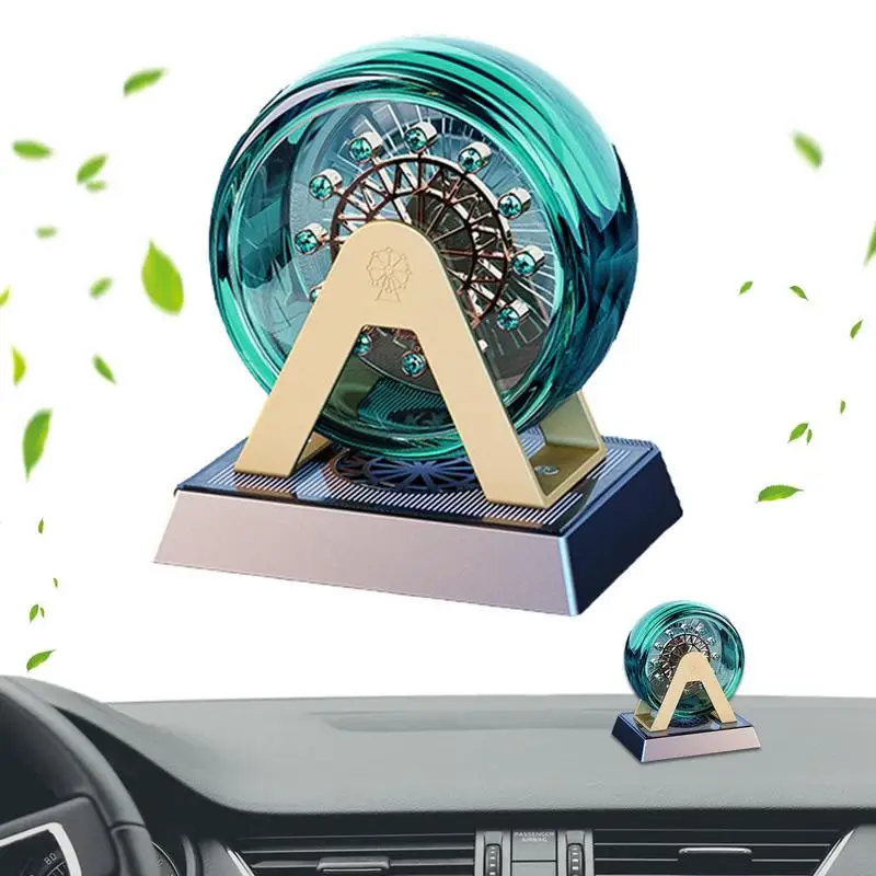 

Автомобильный освежитель воздуха на солнечной батарее, ароматизатор колеса обозрения, Автомобильные ароматизаторы, аксессуары для интерьера автомобиля, домашний диффузор духов для RV