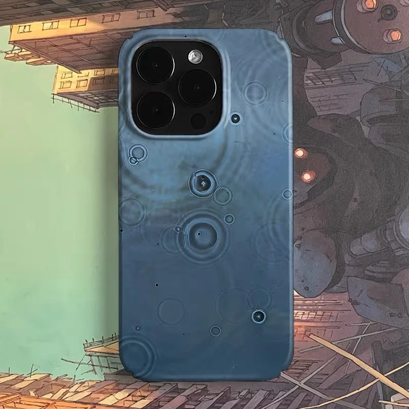 

Dark Blue Circle Cheongsam Art Phone Case for IPHONE 17 Air 16E 15 PROMAX 14Plus 13 12 MINI 11 PRO 16Plus XR Acrylic Phone Cover