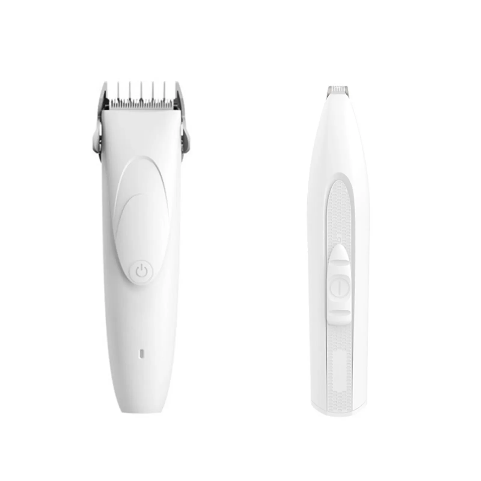 Barbeador de cabelo elétrico baixo ruído Pet lâmina afiada segura Aparador de dentes para cães e gatos, Pet Clipper, Derramando cabelo