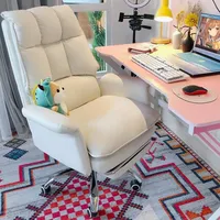 Soft pack comfortable computer office chair, study chair, e-sports backrest adjustable chair, soft rotatable, easy to move