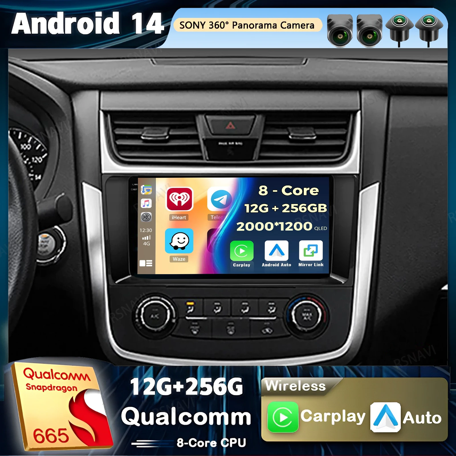 

Android 14 Carplay Car Radio For Nissan Teana 3 Altima 5 L33 2013-2020 Multimedia Video Player Navigation GPS Stereo 2Din DVD BT