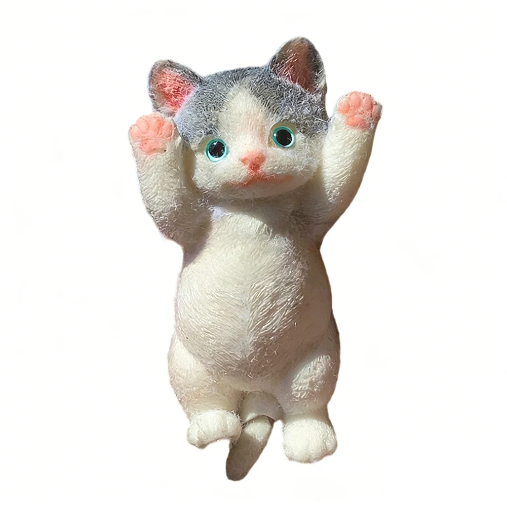 Stress Relief Taba Cat Fidget Toy for Adults Teens Soft TPR Material For Anxiety Relaxation Aid 20x10cm Multicolor Design
