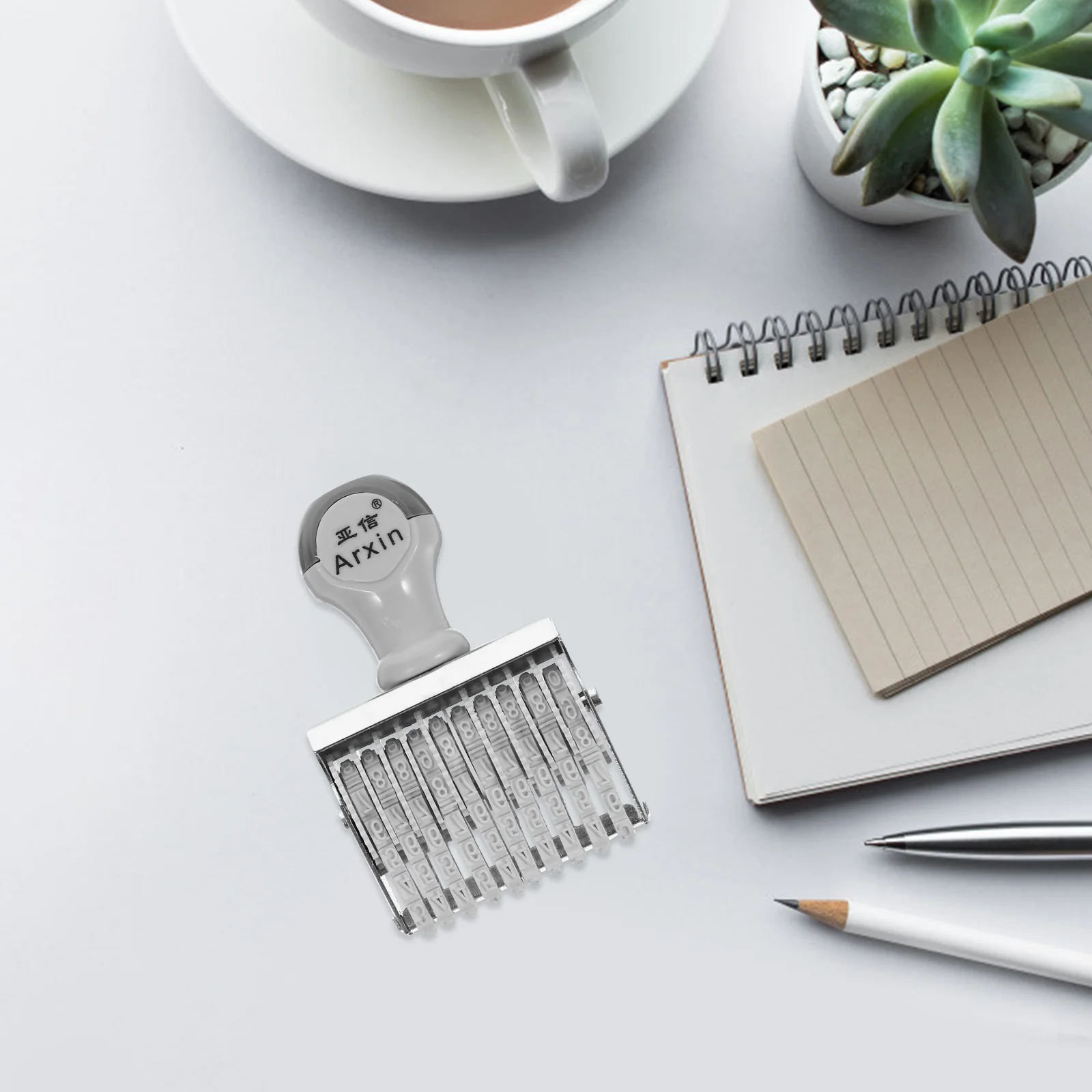 Aufkleber mit Datumsnummer aus Gummi, Motor-Handstempel, Alphabet-Stempel