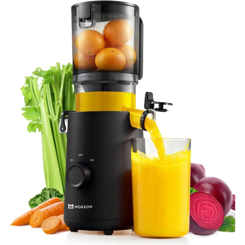 Top Pick Cold Press Juicer Large Feed Chute 64oz Slow Masticating Extractor AC Motor Easy Clean High Yield BPA-Free