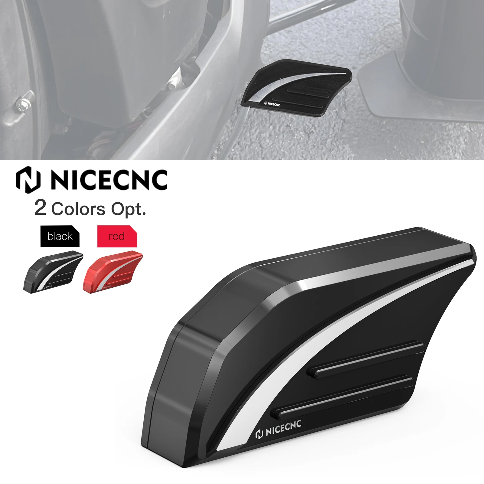 NICECNC Rear Brake Peg Pedal Extender For Can Am Ryker 900 600 /Rally Edition 2019-2021 Ryker 600 Ace Ryker 900 Ace /Sport ACE