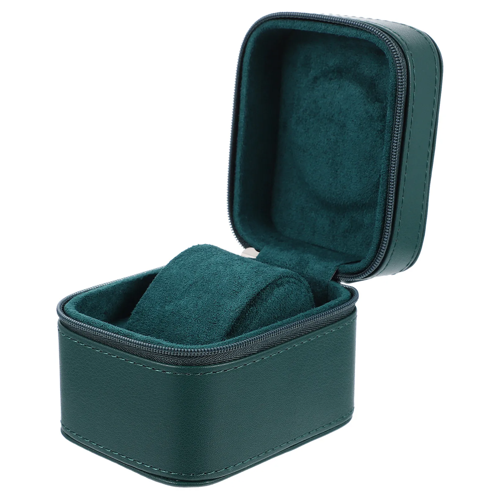 

Simple Watch Storage Box Classic Business Style Portable Single Watch Holder Display Case Anti-Drop Organizer