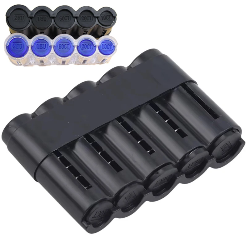 Creative Coins Purse Storage Box Euro Coin Dispenser Container Case High Quality Wallet Holders Money Boxes Bins 2023 Wholesale