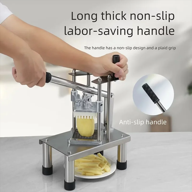 Best Cheap Hot Selling Kitchen Tools Manual Hand French Fries Cutter Vegetable Fruit Slicer Potato Cutter view 6