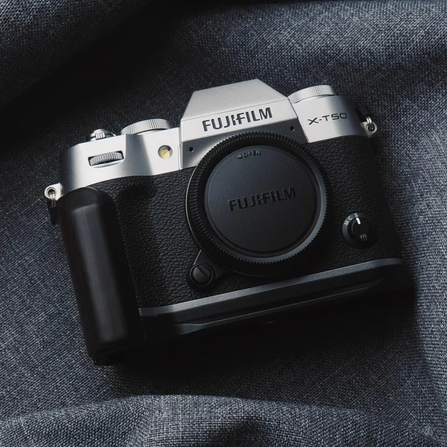 Jifilmカメラ用の木製ハンドグリッププレート,アルミニウム合金ベースプレートホルダー,Fujifilm X-T50およびxt50 -  AliExpress