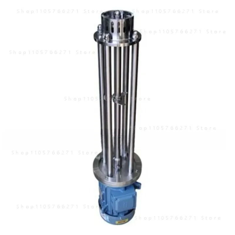 High Speed Shear Emulsifier Homogenizer Head Stainless Steel 304 Mixing Dissolving Blending Machine