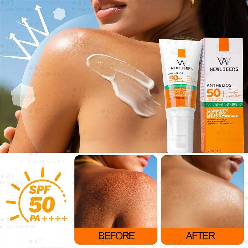 高SPF50+ PA++++日焼け止めクリーム 顔用 ブロードスペクトルUV 長時間持続 保護ローション 全肌質対応 ボディ アウトドアアクティビティ
