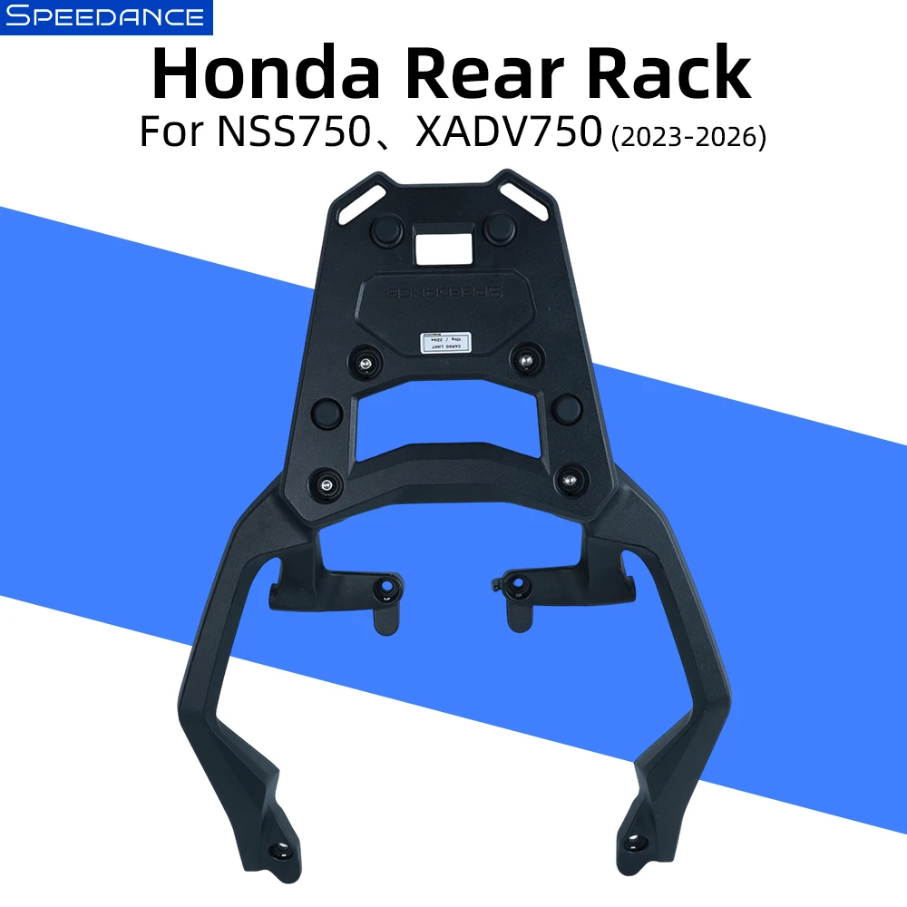 

Aluminum Rear Rack for Honda Forza 750 X-ADV 750 2022-2025, Fit OEM Top Case & Side Boxes, High Quality