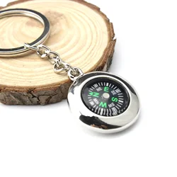 Fashion Compass Pendant Key Chain Key Ring Keyring Keychain