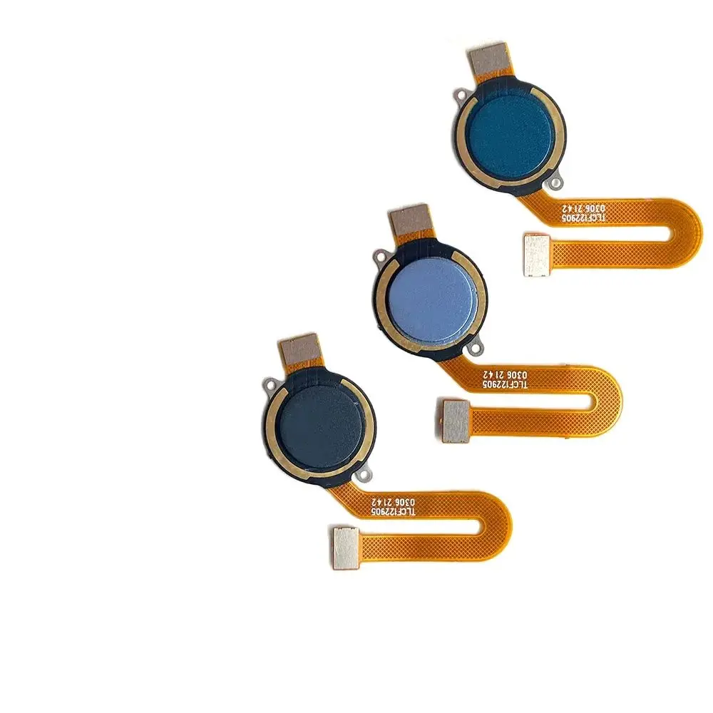 Home Flex For Moto G22 G31 G51 5G G60S G7 Fingerprint Sensor Home Return Key Menu Power On Off Button Flex Ribbon Cable