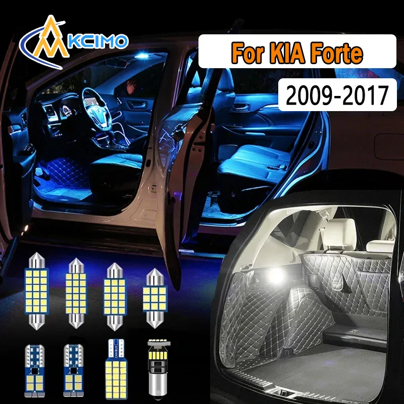 

Canbus LED Interior Light Kit For KIA Forte 2009-2017 Super Bright Dome Map Door Lights Easy Install Bulbs Set