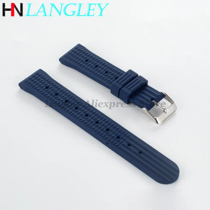 สายนาฬิกาซิลิโคนอ่อนนุ่ม QUICK RELEASE สายนาฬิกายาง 20 มม.22 มม.สําหรับ Seiko Sport Men นาฬิกากันน้ํา Watchband