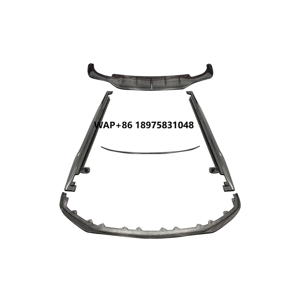High-gloss New Arrival Dry Carbon Fibre Front Bumper Lip Body Kit Front Bumper Bodykit