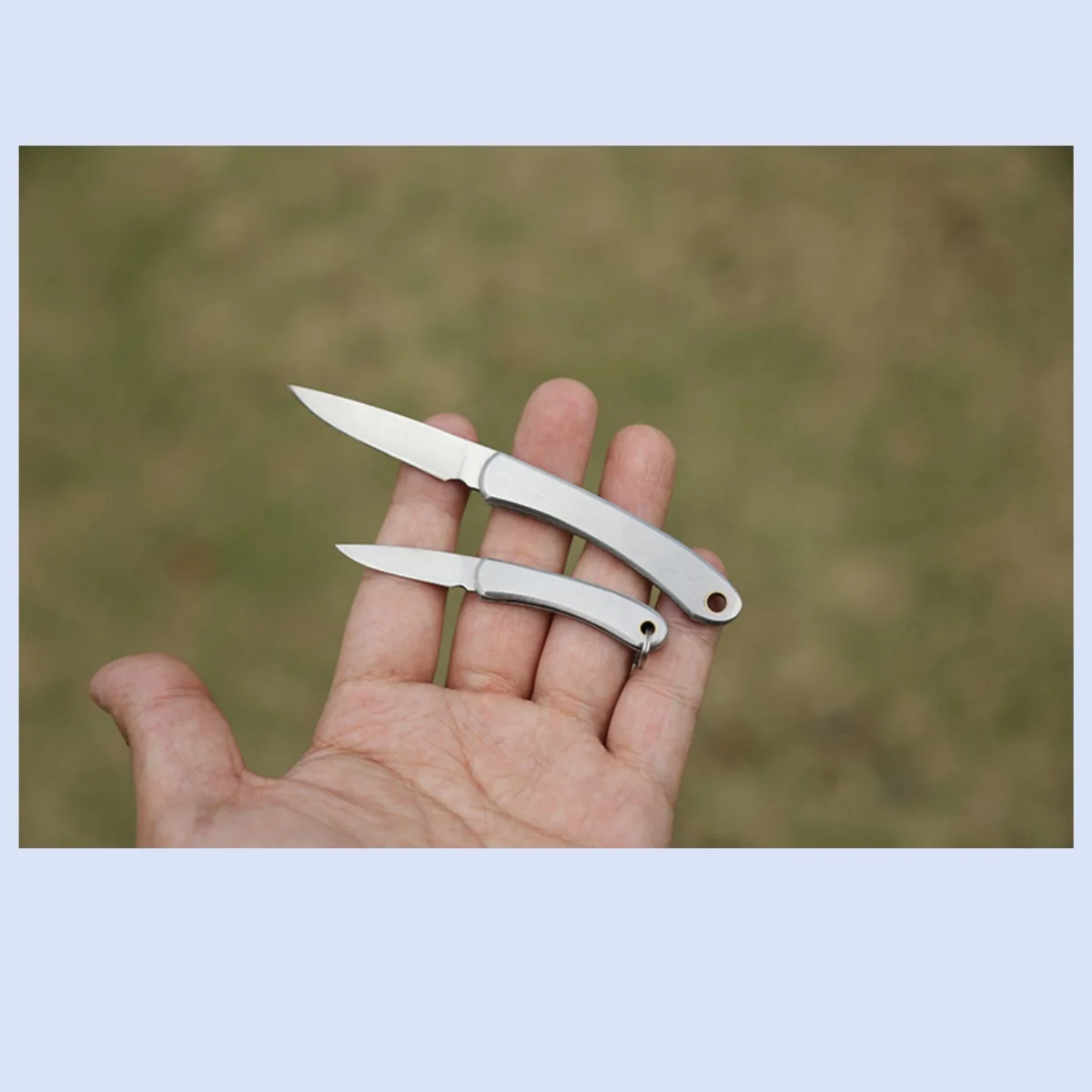 Stainless steel folding sharp fruit knife