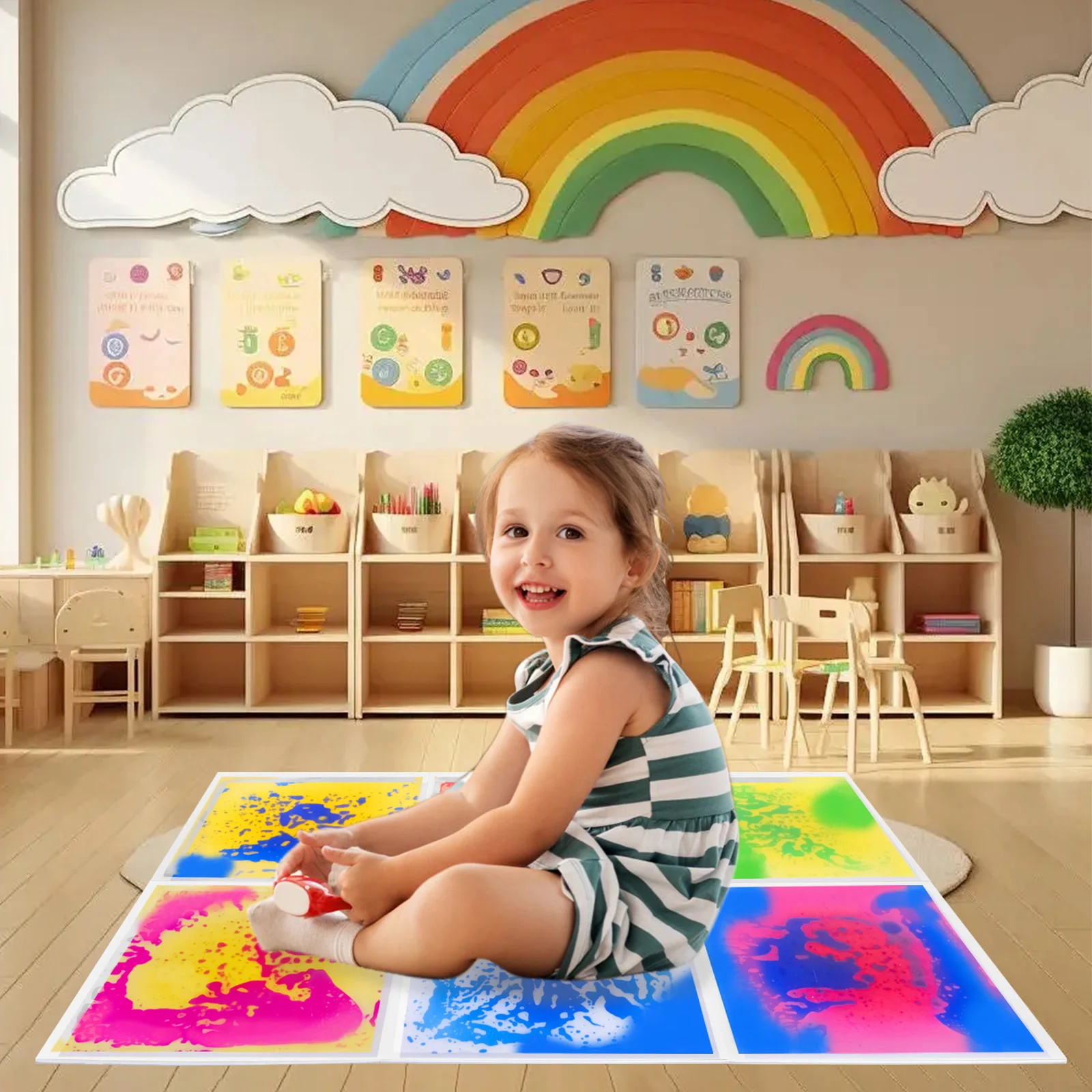 

Engaging Kids in Tactile Sensory Play with the Key Sensory Toys Mat - Educational Sensory Experience for Children