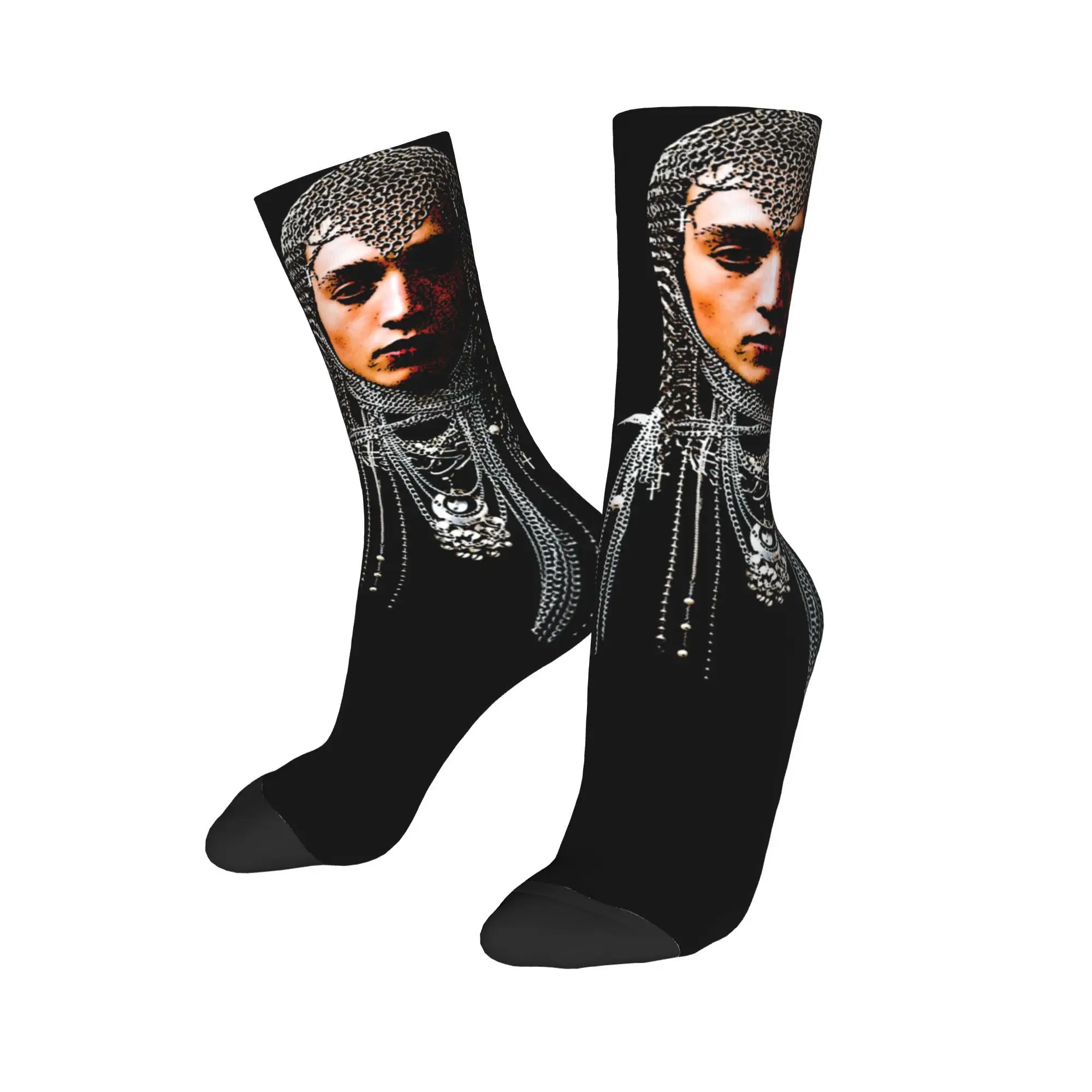Vintage Kyle Alessandro Eurovisions 2025 Socks Merchandise For Men Women Y2K Style Singer 90s  Warm Socks Soft Birthday Present