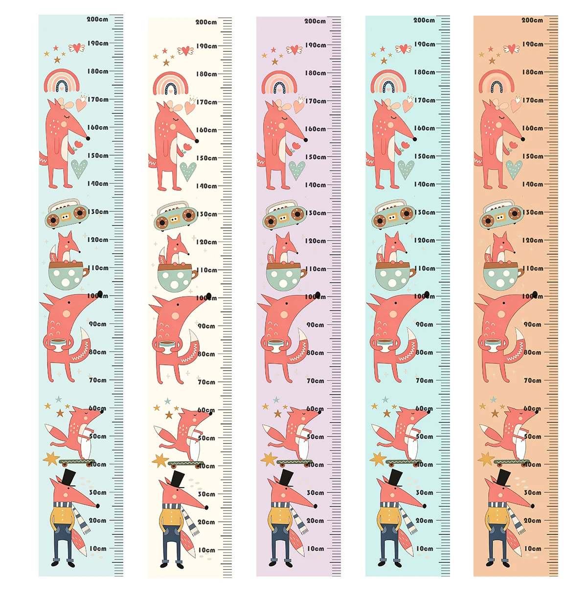 Baby Nursery Wall Decals - Adesivo de Parede Removível com Gráfico
