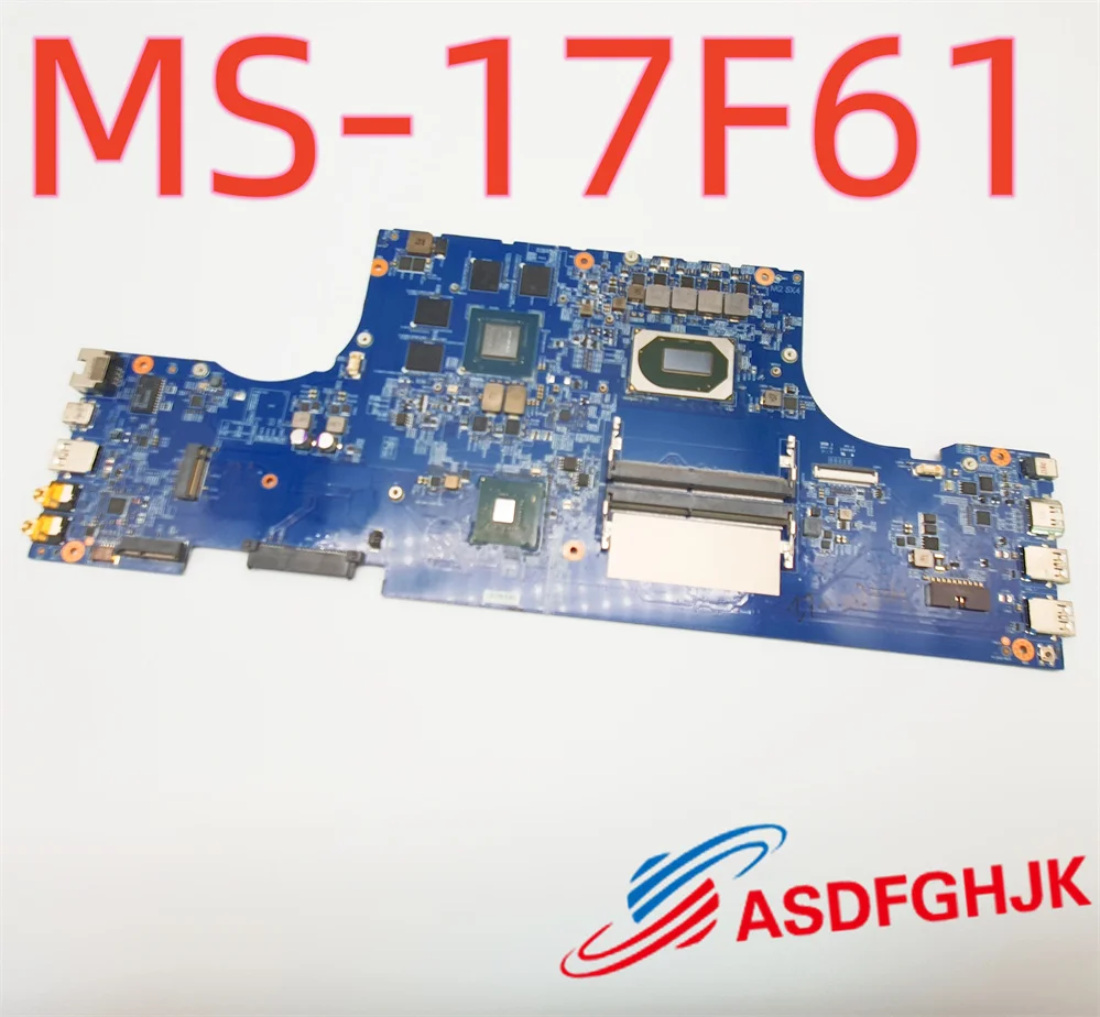 MS-17F61  FOR MSI GF75 Thin 10UD MS-17F6 LAPTOP MOTHERBOARD WITH I7-10750H AND GTX1650M TEST OK