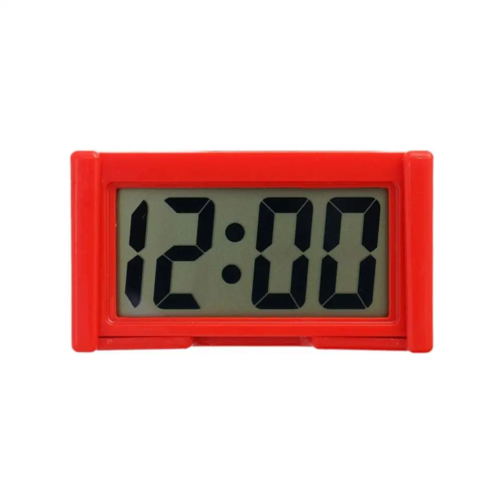 Horloge électronique de voiture, tableau Prada, horloge auto-arina, décoration automobile, affichage LCD, mini accessoires intérieurs, sécurité U1