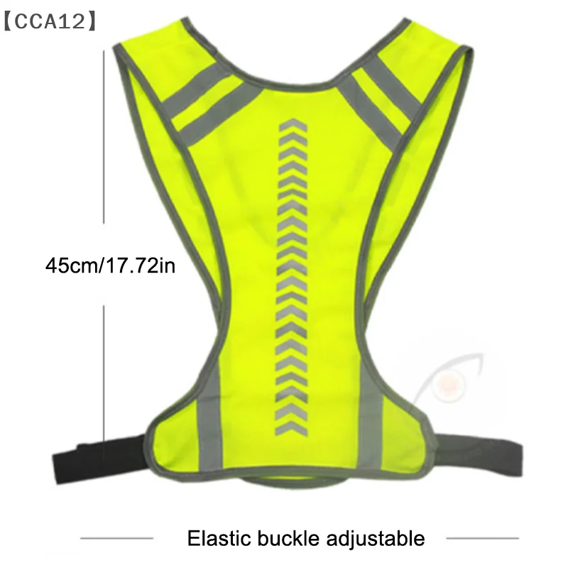 Motorcycle Safety Jacket Visible Reflective Vest Working Clothes Night Security Running Cycling Coat