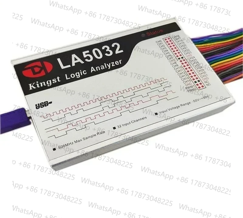 

accessoryKingst LA5032 USB Logic Analyzer 32 Channel Full Channel 500M Sampling Rate Analyzer