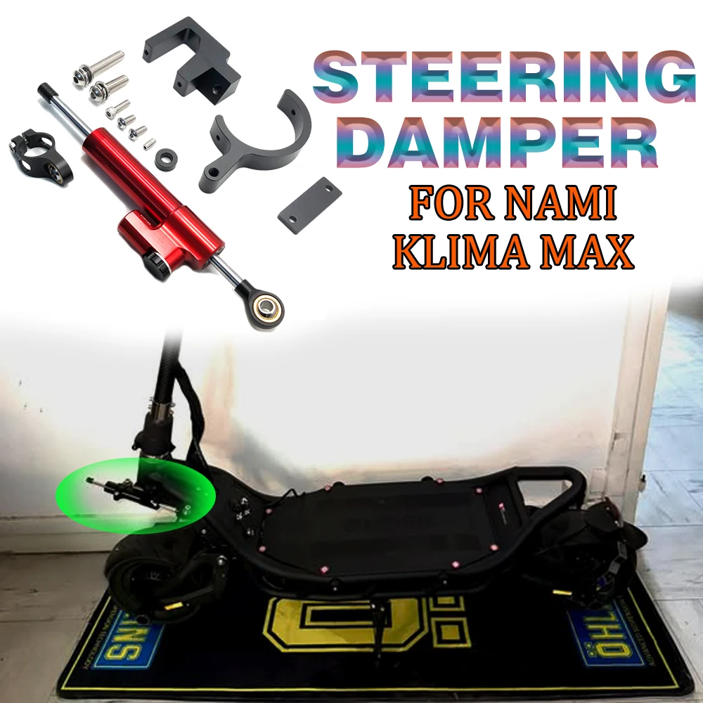

For NAMI Klima Max Electric Scooter Parts Original Steering Damping Bracket Kit Increase Speed Stability Safety Accessories