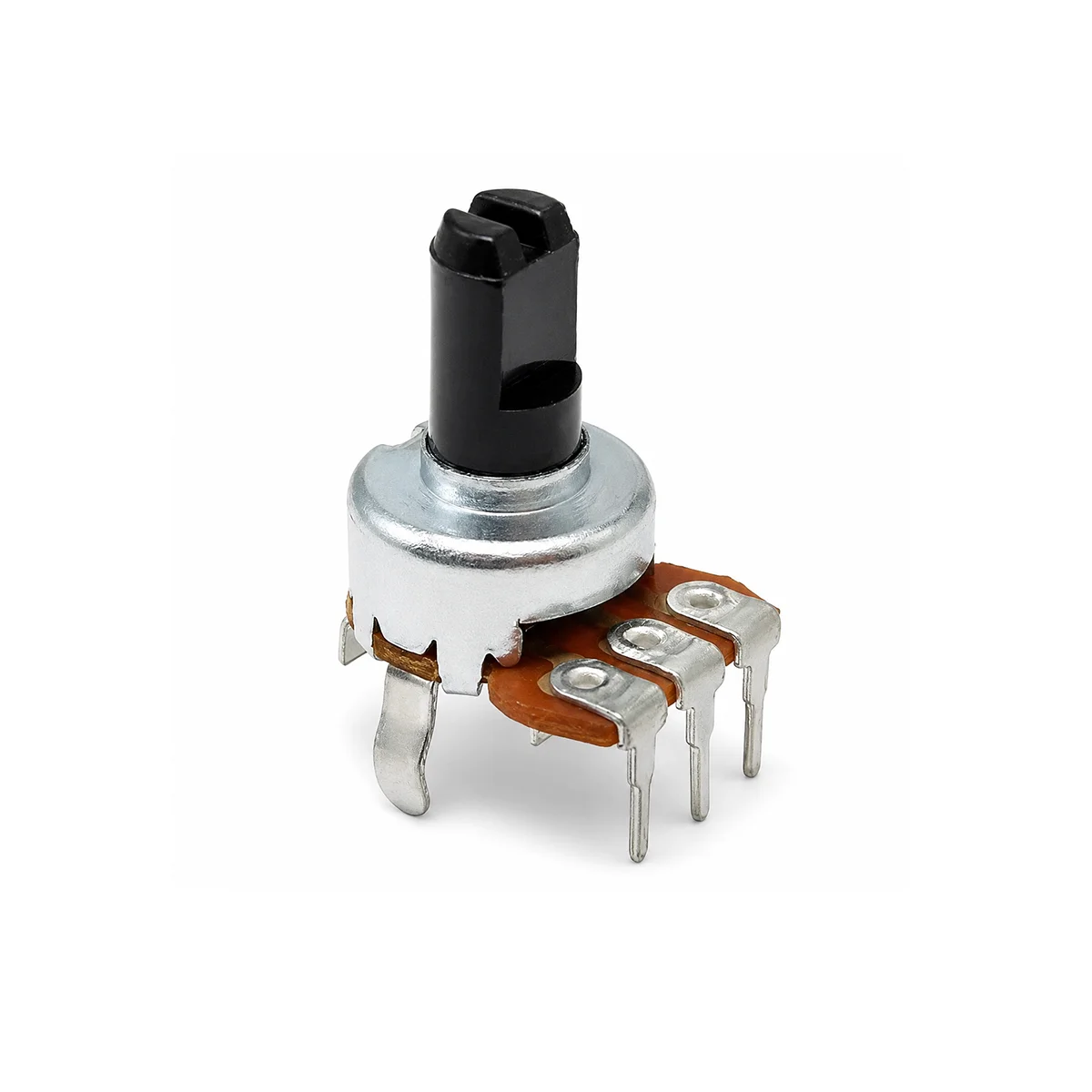 50PCS 121 Rotary Potentiometer B10K B50K B100K 3Pin Vertical PCB Mount Linear Variable Resistor Volume Control