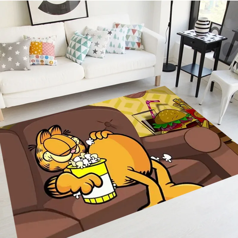 A-Garfield  Printed Carpet for children,Living room Bedroom floor mat Kitchen mat Children's Bedroom Mat