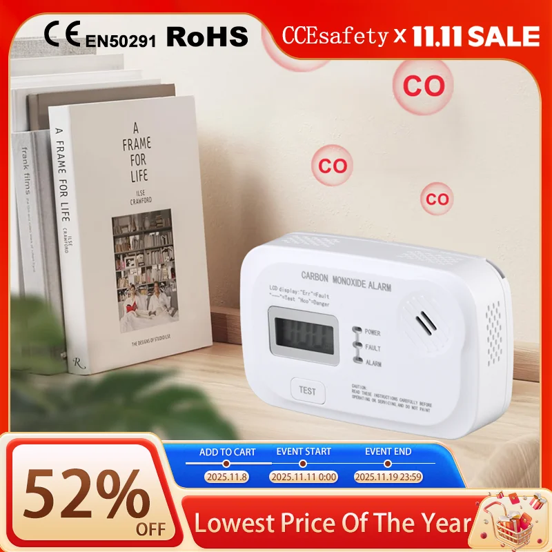 Детектор угарного газа EN50291