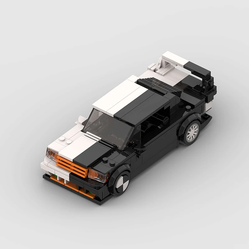 Moc carro clássico velocidade campeões super corrida f1 veículo modelo bloco de construção corrida rally brinquedo cidade técnica