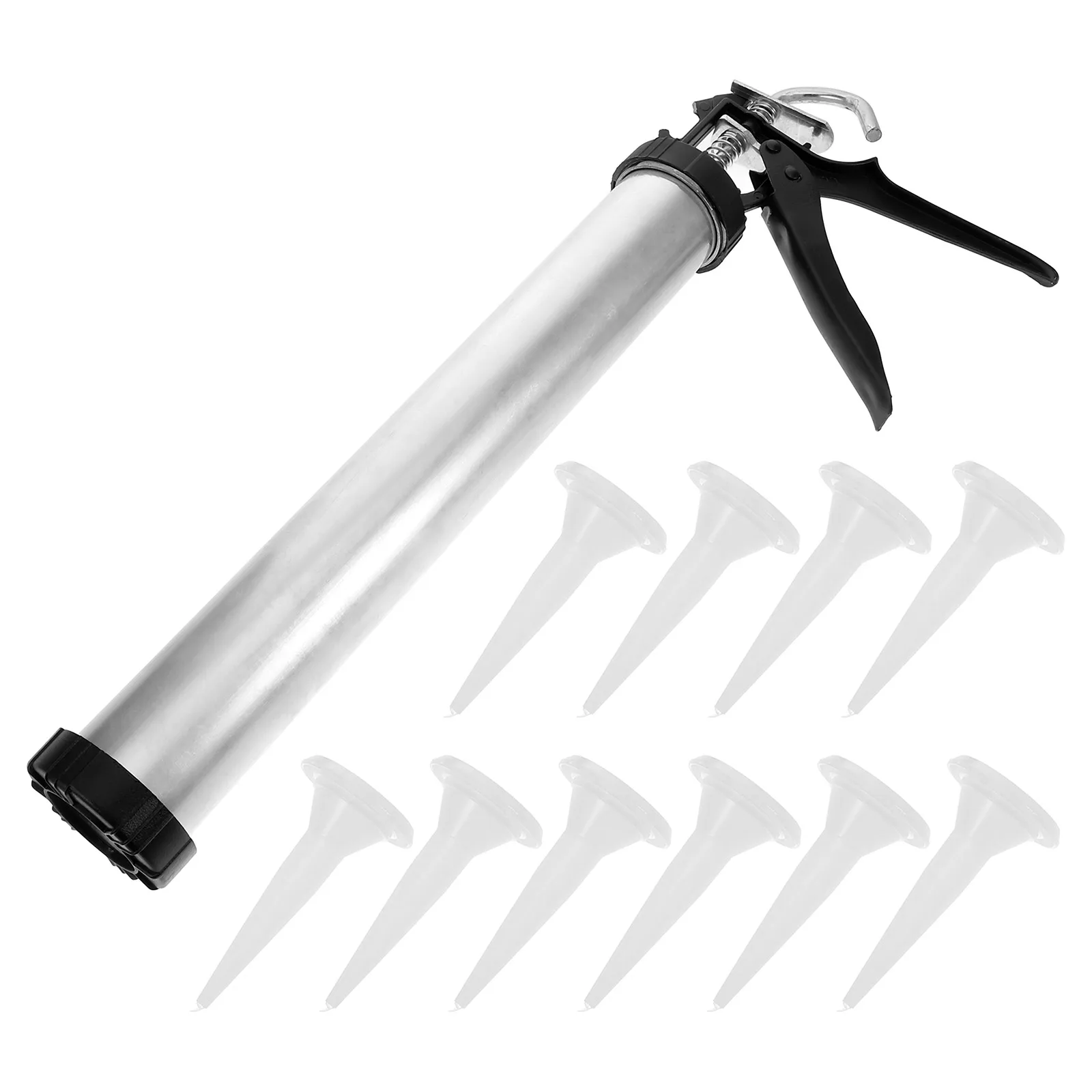

1 Caulking Caulk Tool Accessories Kit Bathroom Portable Glue Sealant Filling Nozzle Applicator Gun Accessories Tools