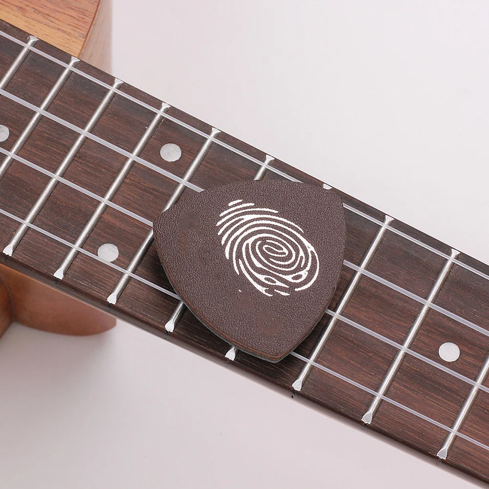 

3 Pcs Picks Guitar Tuner Finger for Ukulele Vintage Skin Accessories Dad