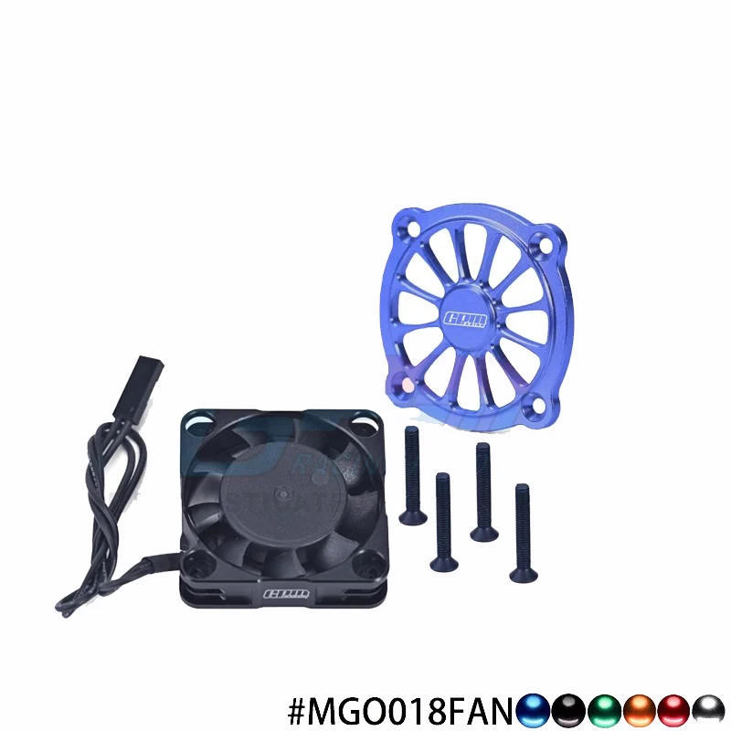 

Aluminum 6061 Motor Heatsink-Metal Frame High-speed Cooling Fan and Protective Cover ARRMA-1/10 2WD GORGON 4X2 MEGA 550 ARA3230