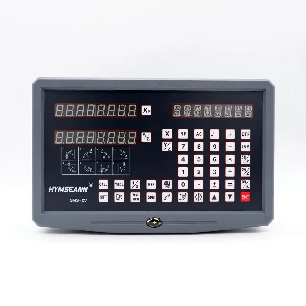 Imagem -03 - Torno Instrumento Precisão Completa Dro Kit Eixos de Readout Digital com Eixo x Eixo y Balanças Lineares Codificadores Wm210v Peças