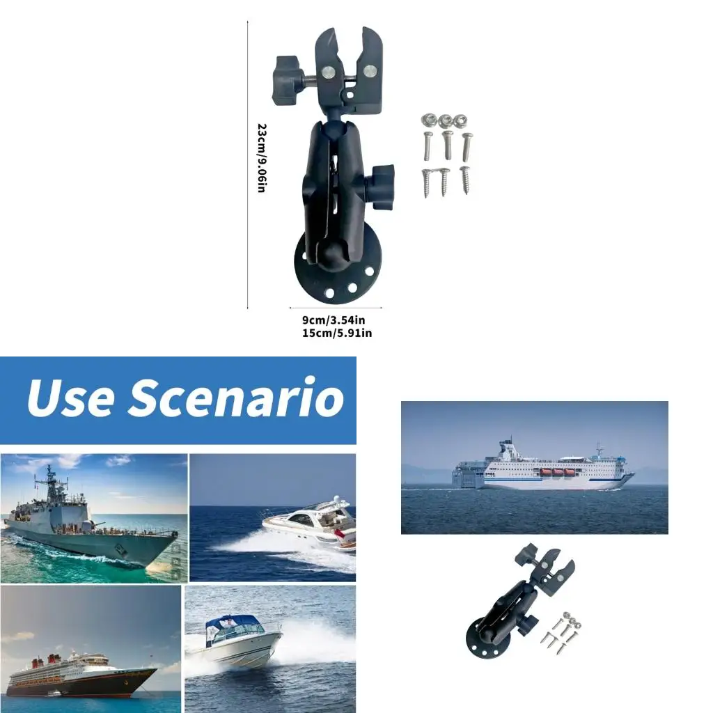 

Quick Install Trolling Motor Mount Corrosion Resistant Plastic Marine Stabilizer Bracket For Boats Center Consoles