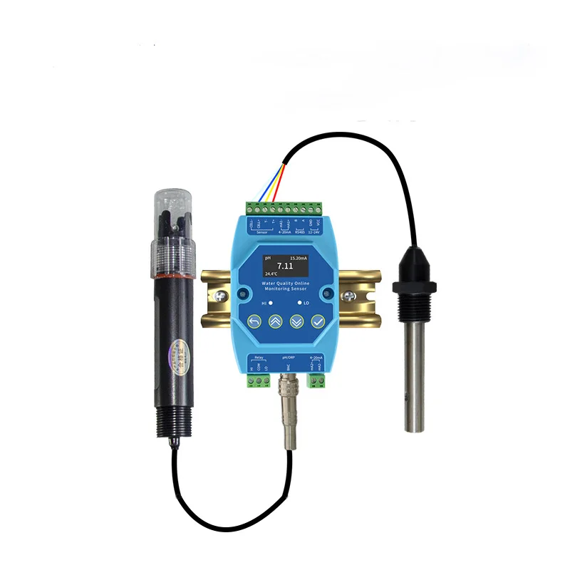 2 in 1 industrial diving integrated pH conductivity meter multi-parameter water quality sensor