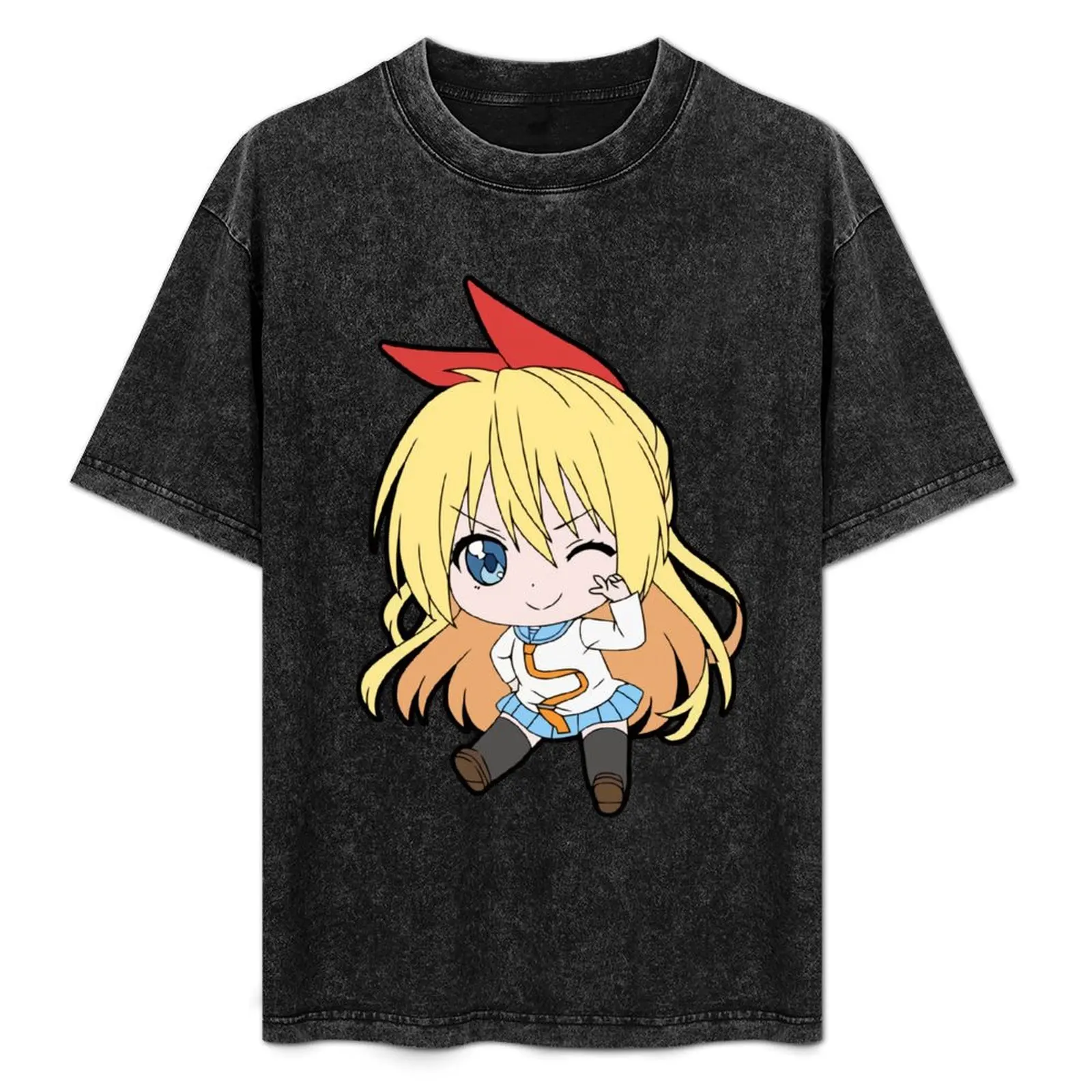 Chitoge Chibi T-Shirt boys whites street wear essential t shirt custom shirt oversized t shirts for men