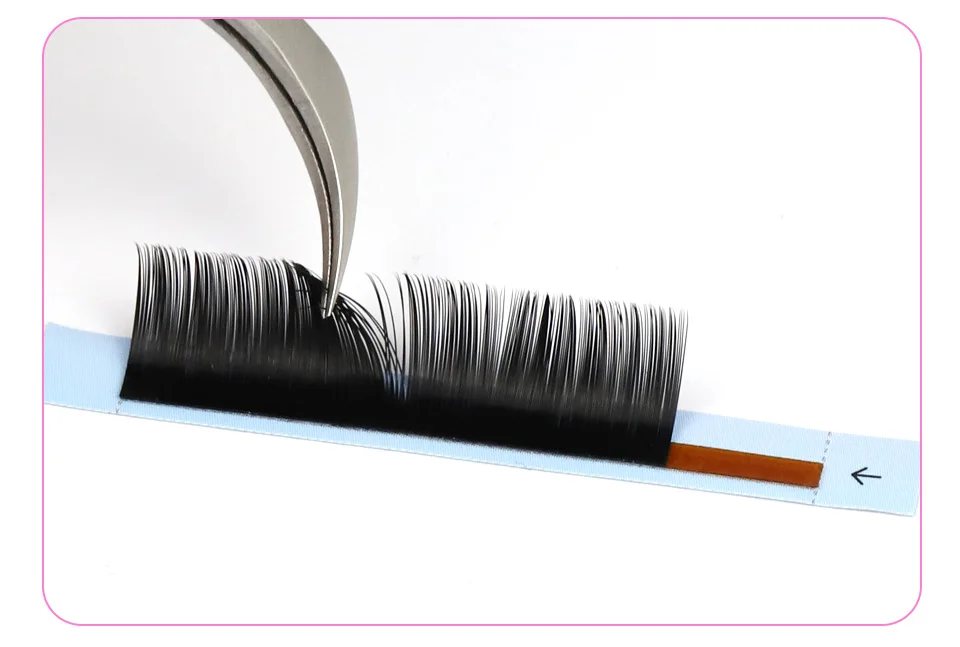 RUJADE Russische Volumen-Wimpernverlängerungen C CC D DD Künstliche Wimpern Korea Matt Schwarz Weiche Seiden-Wimpernverlängerung Einzelne Wimpern – Detail 20