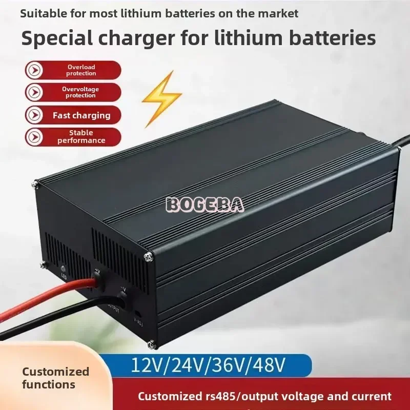 12V 60A charger 14.6V 60A 12.6V 50A  24V 40A lithium battery charger fit 29.2v 40A 29.4V 40A 25.2V 35A lifepo4 battery  li ion