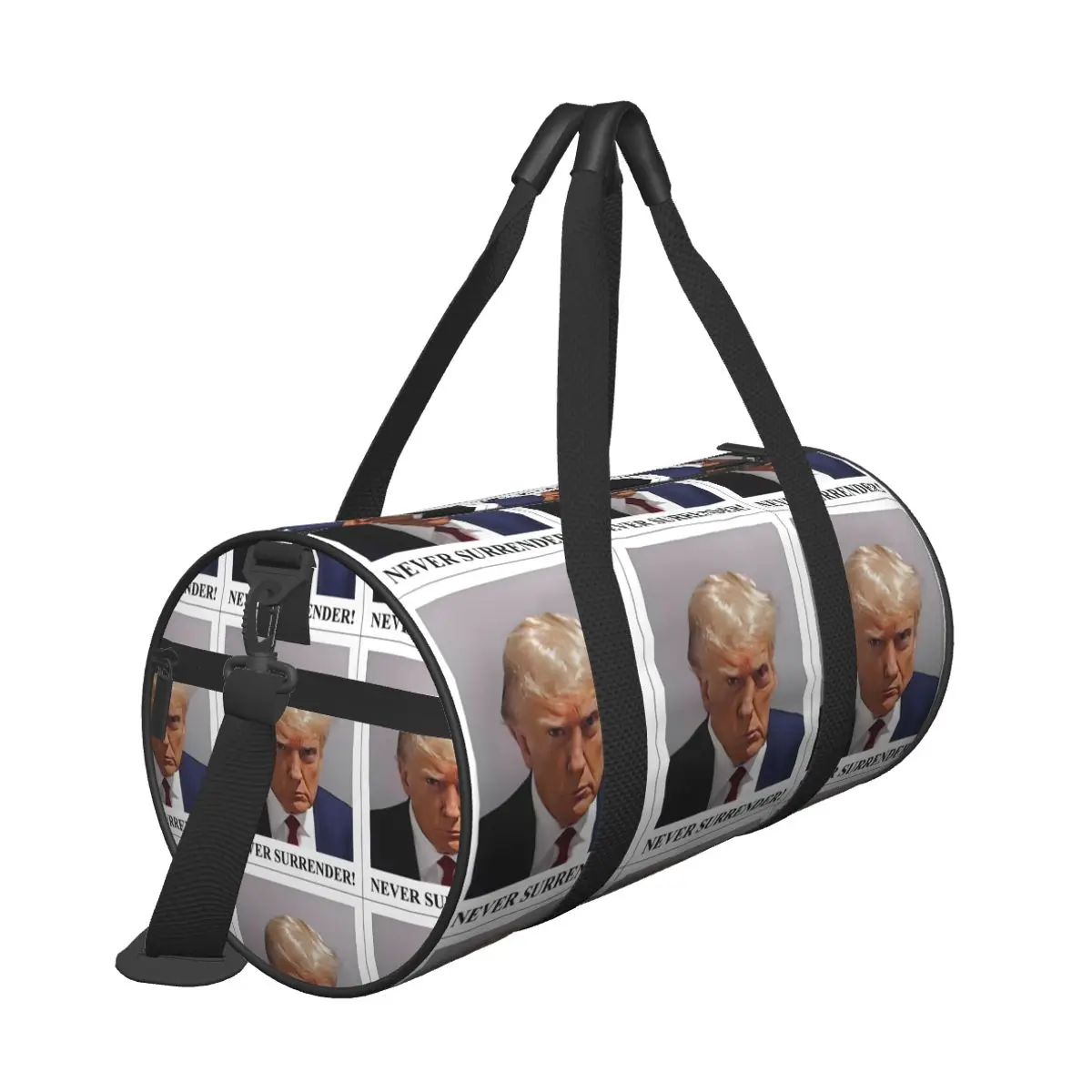 Bolsa de viagem vintage para casais, ataque a Trump, luta pela América, bolsa de ginástica, grande capacidade, Oxford, bolsa personalizada, bolsa esportiva