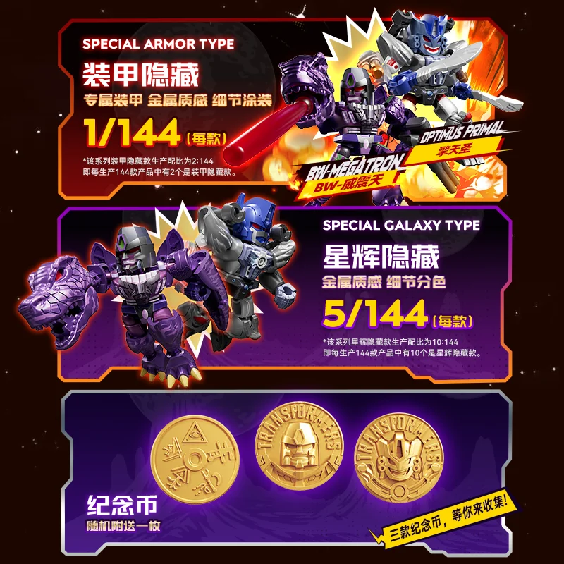 Blokees Transformation Version 6 Megatron,Optimus Primal,Ultra Magnu,Rodimus Prime, blocs de construction, jouets figurines d'action