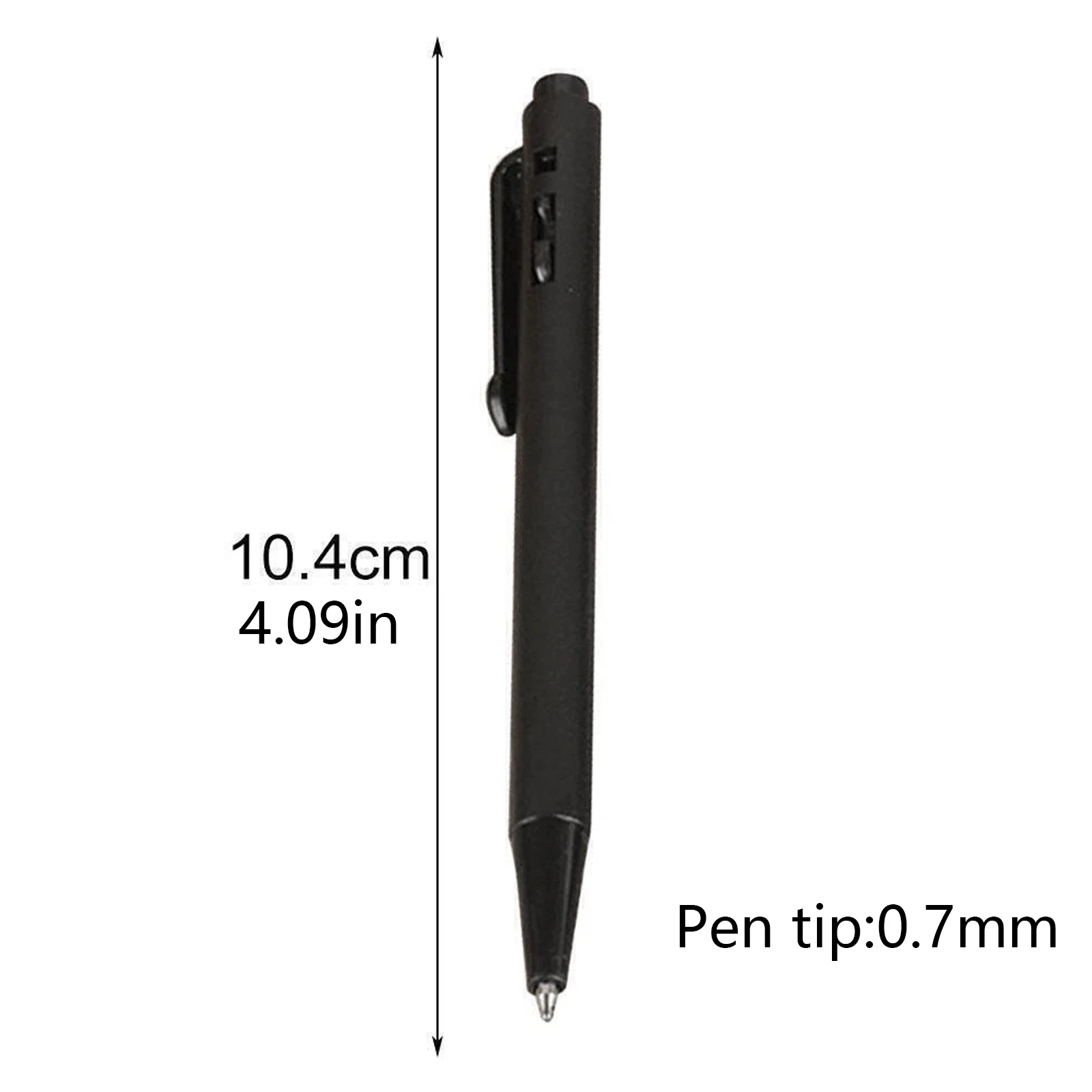 1/3/5/10-teiliges Mini-Kugelschreiber-Set – 0,5 mm schwarze Tinte, Druckknopf, einziehbar, sanftes Schreiben für Büro, Schule, Studenten, Unternehmen – Detail 1
