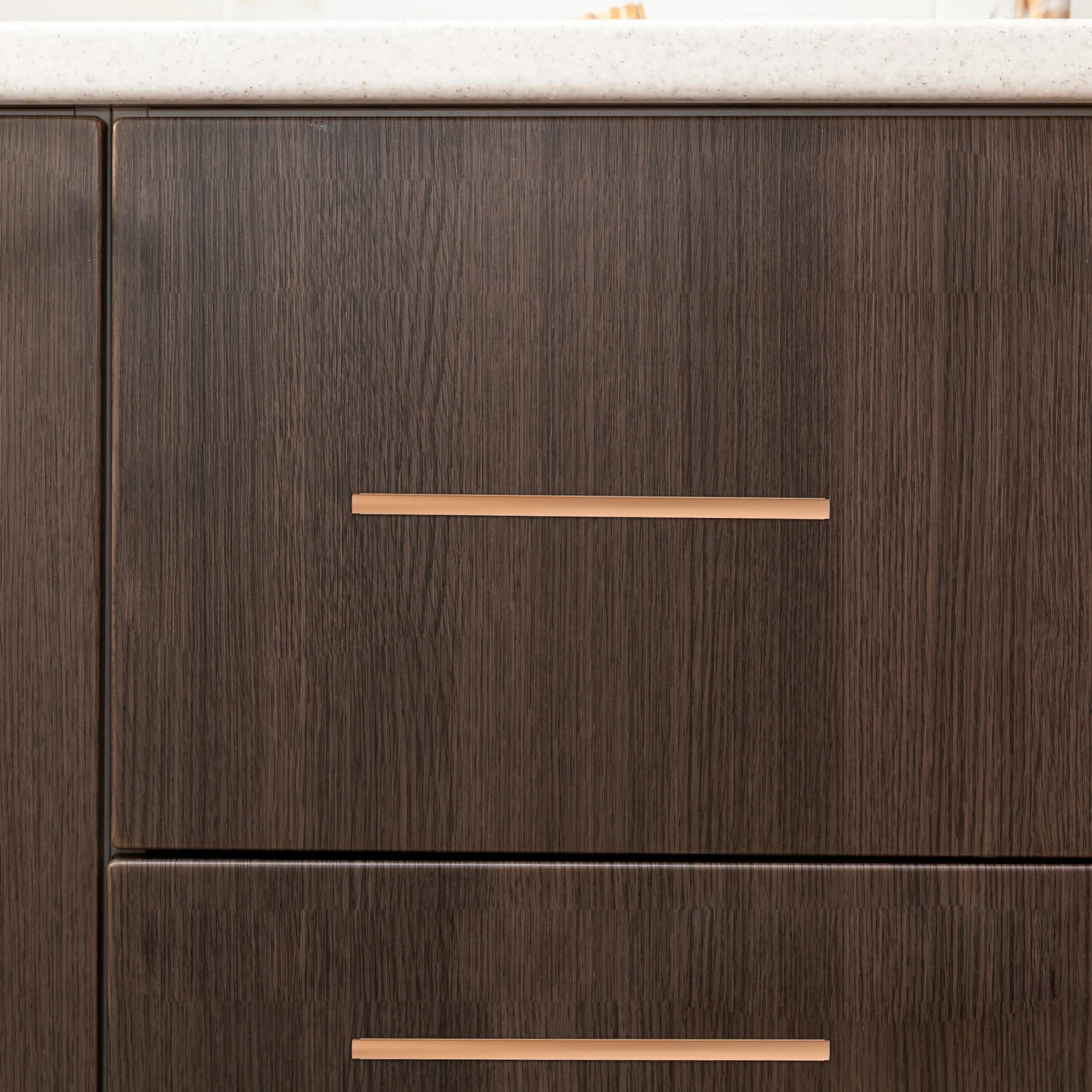 

4pcs Cabinet Handles Aluminum Alloy Modern Smooth For Kitchen Bathroom Dresser Drawer Pulls Replacement Hardware Knobs Pulls